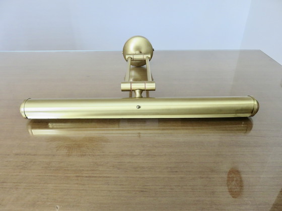 Image 1 of Grande lampada da parete articolata in ottone, Italia, 1980/90