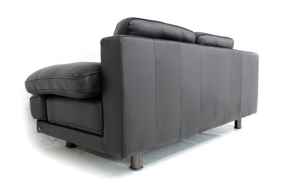 Image 1 of como nuevo! 1 de 2 ROLF BENZ 355 diseño clásico sofá con cuero de primera calidad en condiciones de exposición, RP. 4917 Euro, a