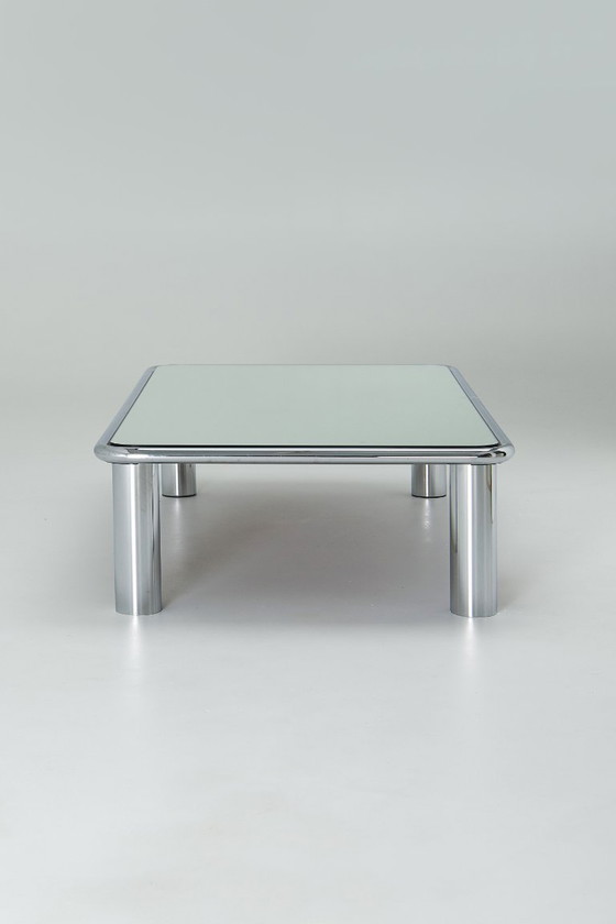 Image 1 of Sesann Mirrored Coffee Table - Gianfranco Frattini for Cassina