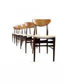 6 sillas de comedor danesas restauradas de los años 60