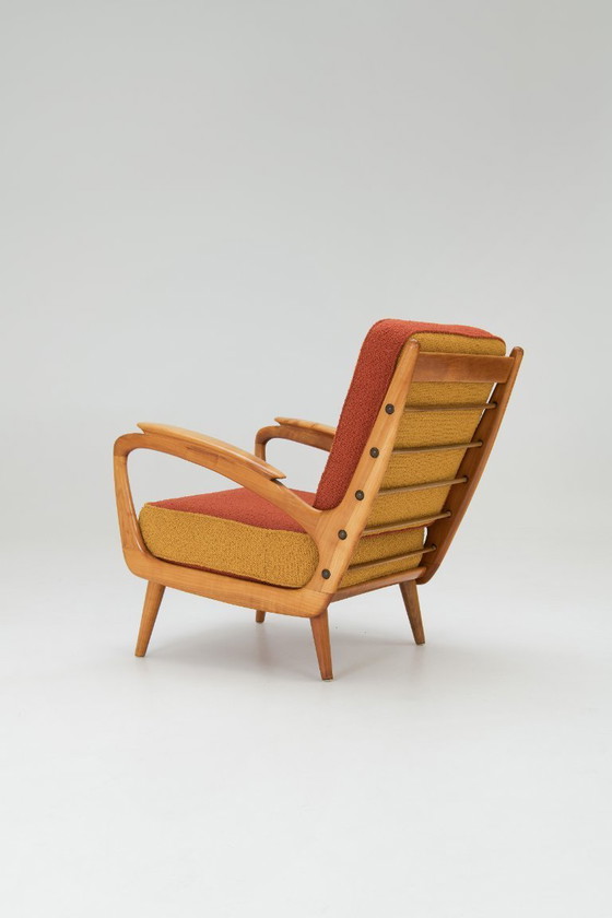 Image 1 of A pair of 1950s armchairs - B. Spuijs for 'De Ster' Gelderland