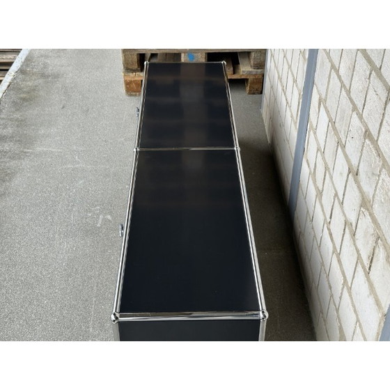 Image 1 of USM Haller lowboard 150x35x39 cm pannelli acustici neri