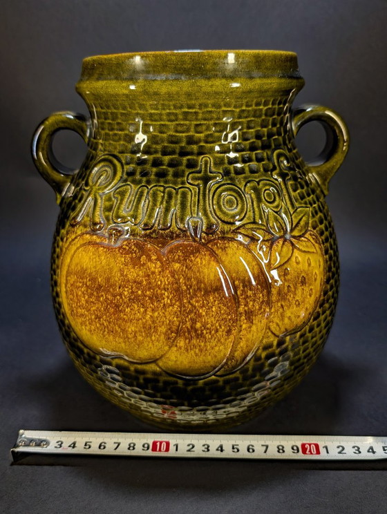 Großer Topf Rumtopf Scheurich 821-32 – Westdeutschland – 70er Jahre – Dekorative Objekte, Ceramic (photo 8 of 8)