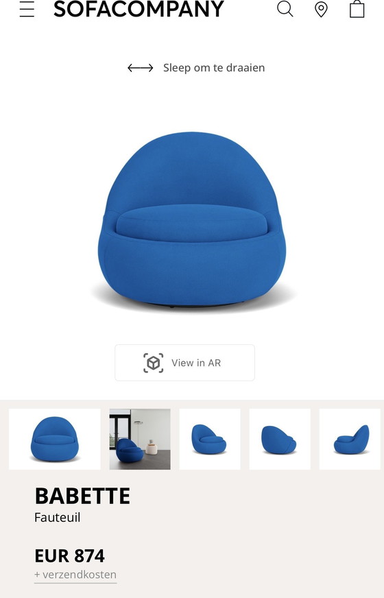 Image 1 of Sillón de Babette Sofa Company