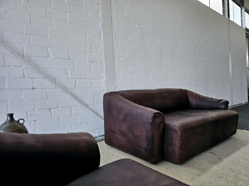De sede ds 47 loft vintage Studio 60s 70s ledersofa ledercouch Sofa Sitzgruppe Garnitur Couch 