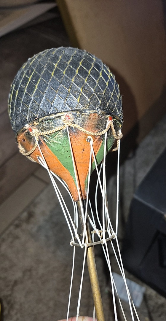 Montgolfier Statue – Oggetti decorativi, Textile, Wood (photo 5 of 9)