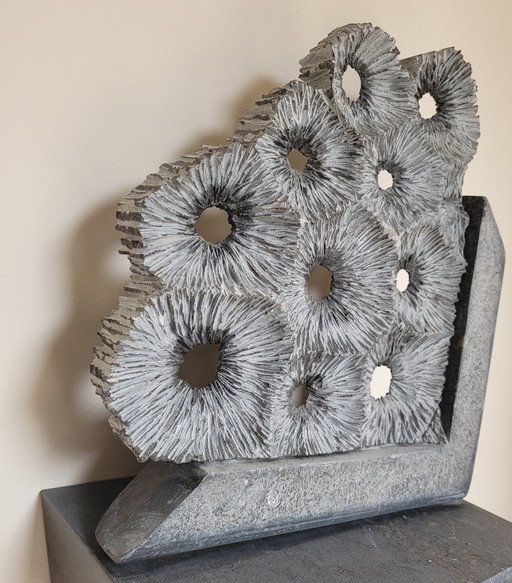 Belgian bluestone sculpture