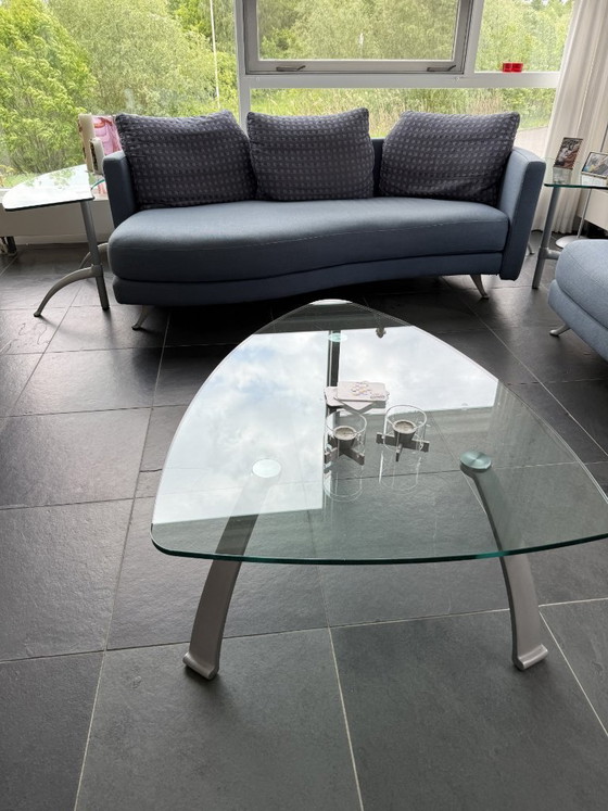 Image 1 of Rolf Benz, Sofa mit Kissenset, passendem Couchtisch und 2 Beistelltischen