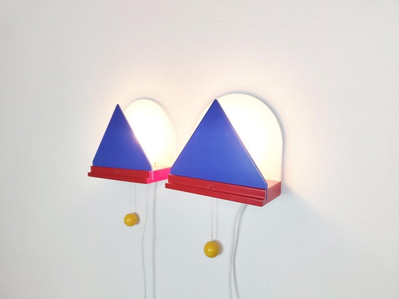 Image 1 of 2 x Vintage IKEA Stoja wandlampjes jaren’90