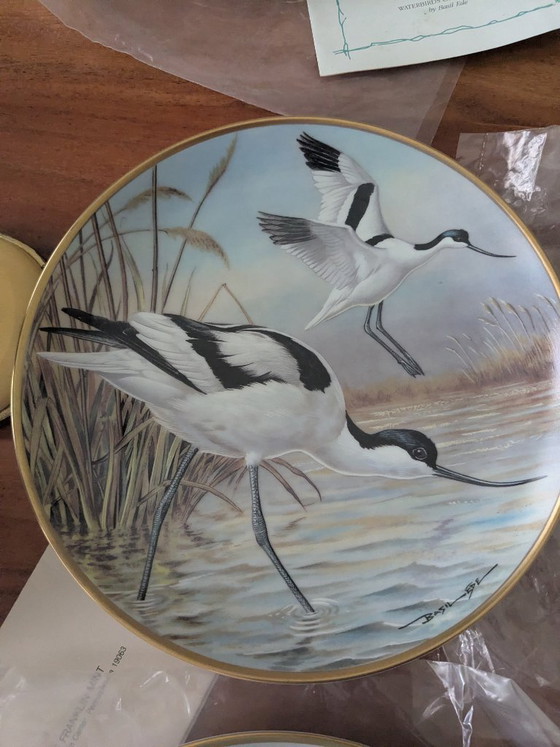 Image 1 of Basil Ede Oiseaux d'eau du monde, ensemble de 12 pièces avec système de suspension
