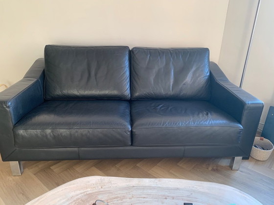 2 x Leolux Antonia, cuero negro – Sofás de 2 plazas, Leather (photo 5 of 5)