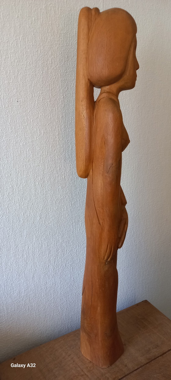 Sculture - Erato - Maurice Pelgrims-Jelle – Wood (photo 4 of 13)