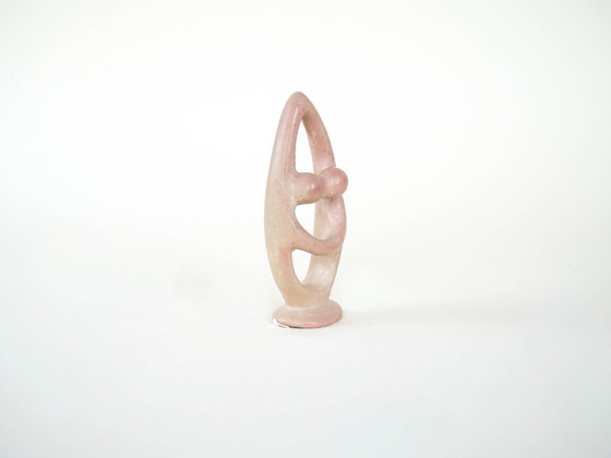Image 1 of Sculpture en pierre symbolisant les liens, design danois, années 1980, fabriquée au Danemark