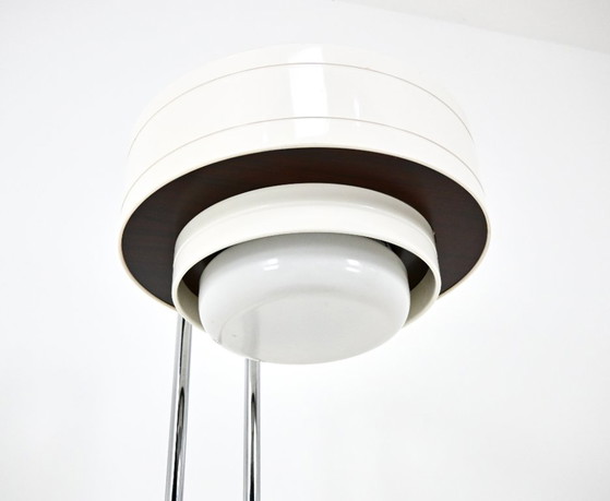 Ensemble de bar attribué à Joe Colombo, années 1960, Meuble bar, Métal, Plastique, Blanc, Modern (photo 9 sur 14)