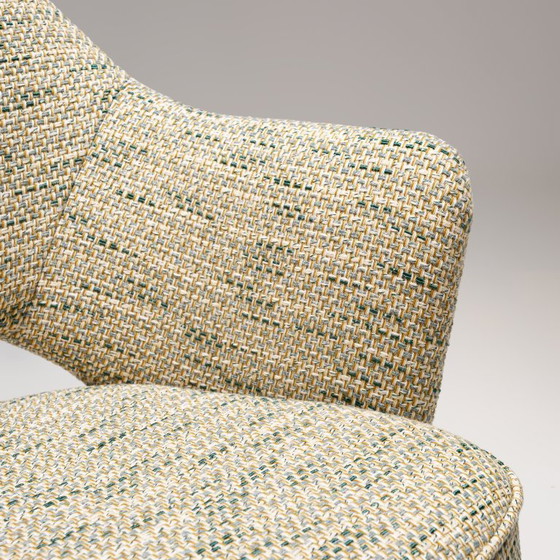 Image 1 of Model 71 Dining Chair in Green-Yellow by Eero Saarinen for Knoll