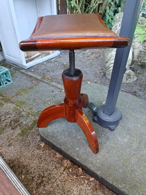 Antieke Pianokruk Draaibaar In Hoogte Piano Kruk – krukjes, Wood (photo 2 of 6)