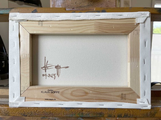 Image 1 of Tree Group II, unique piece, painting, hand-painted individual work, 30 x 20 cm, acrylic paint on canvas