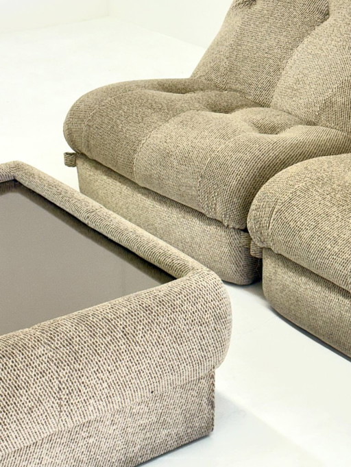 Nuvolone Modular Lounge Sofa with Coffee Table by Rino Maturi for Mimo Padova