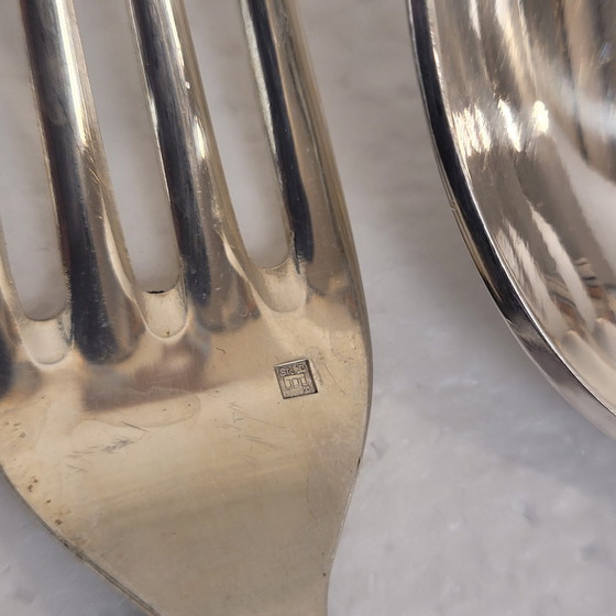 Image 1 of Cubertería “Royal Vieilli” Estilo Luis Xv, Metal Argente, S. Xx – Francia