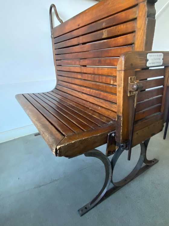 Image 1 of autentica panchina della metropolitana parigina