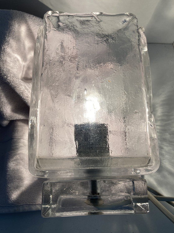 Image 1 of 2 vintage design tafellampen uit de jaren 80 van Murano-glas