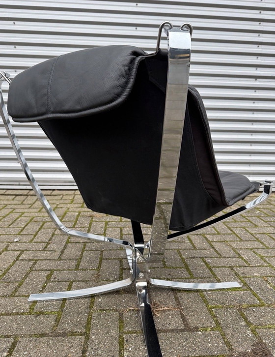 Image 1 of Set vintage Vatne Møbler Falcon di Sigurd Resell: 2 alti + 2 bassi + Hocker