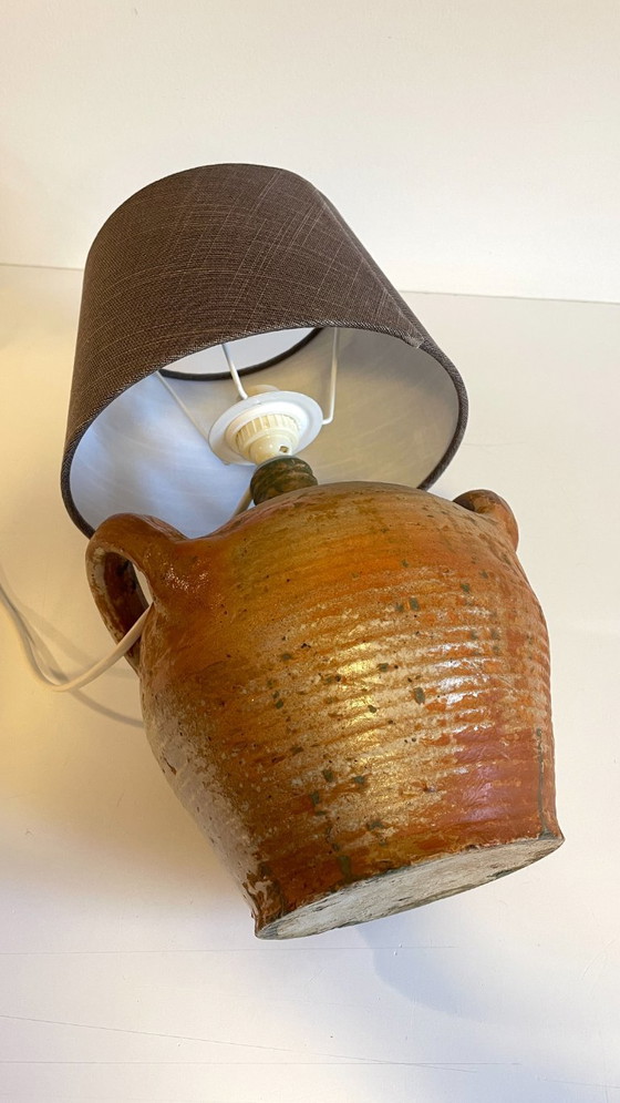 Image 1 of Vintage Handmade Pottery Lamp