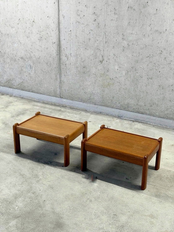 Image 1 of Set di 2 tavolini / comodini Wilhelm Knoll di metà secolo