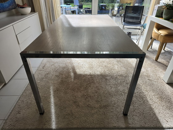 Table de salle à manger design italien – Tables de salle à manger, Aluminium, Wood (photo 2 of 9)