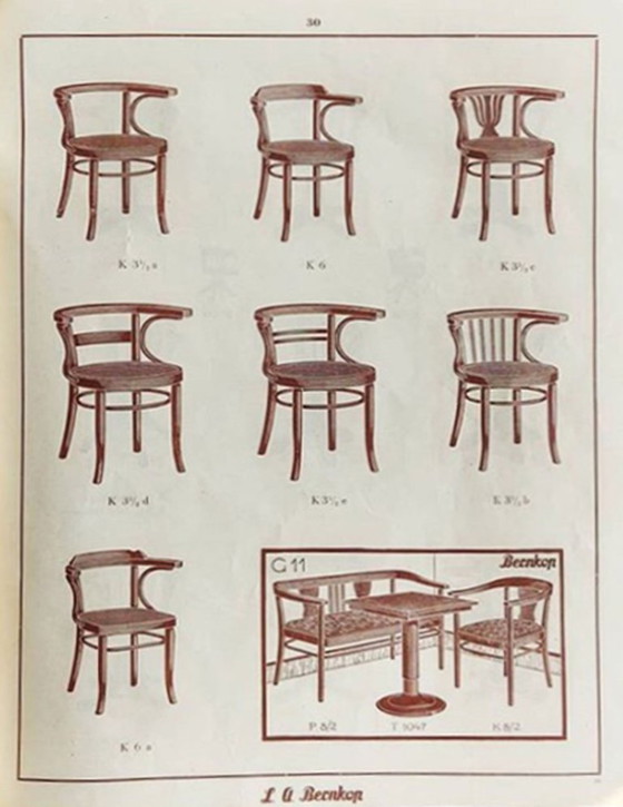 Image 1 of 1930s Dining chair by Bernkop