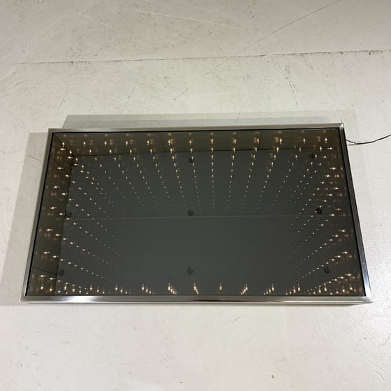Image 1 of Infinity wall mirror illuminated mirror 1970-80's