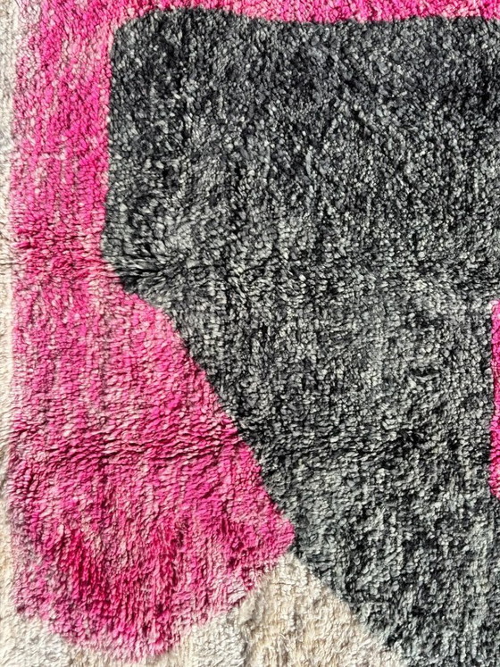 Image 1 of Authentiek Mrirt Marokkaans Berber wollen tapijt 210x310 cm - Handgeweven, zacht en kleurrijk wollen tapijt
