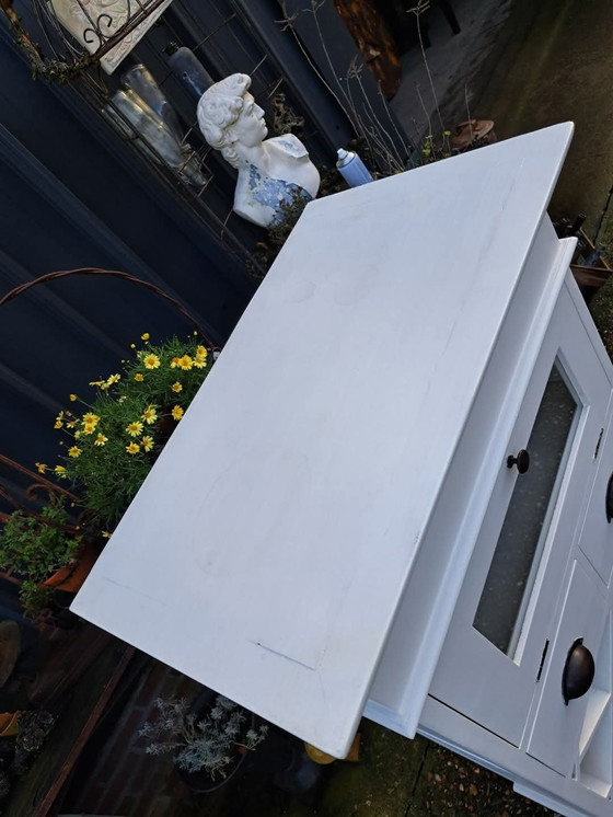 Image 1 of Portabottiglie in teak bianco, barra wishkey, dimensioni 65x40cm e altezza 141cm.9