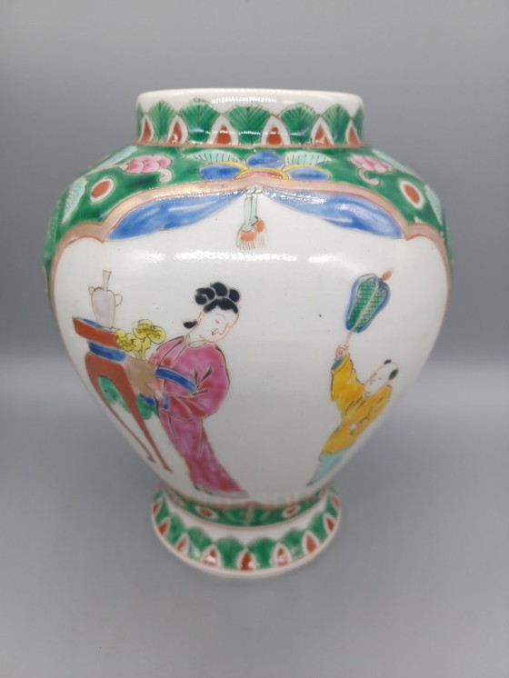 Image 1 of Ensemble de vases Asiatique en porcelaine 