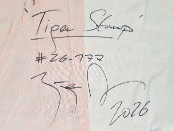 Jürgen Angeler - Tiger Stamp – Dipinti e disegni, Canvas (photo 8 of 13)
