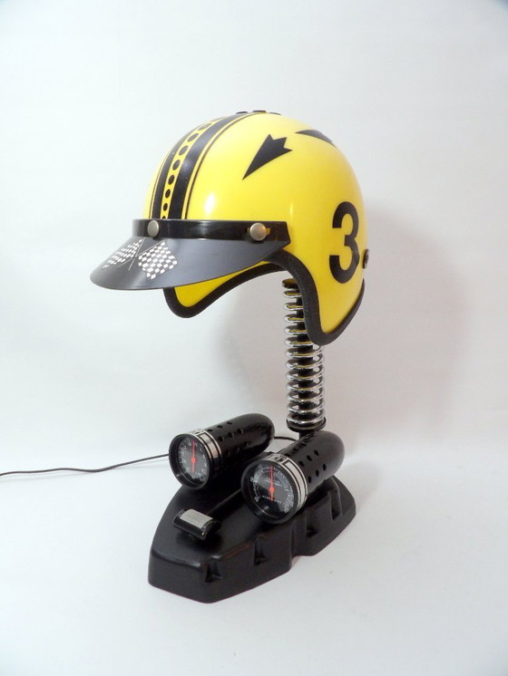 Image 1 of FF Leuchten - Crosshelmlamp Retro jaren 70 - ZELDZAAM