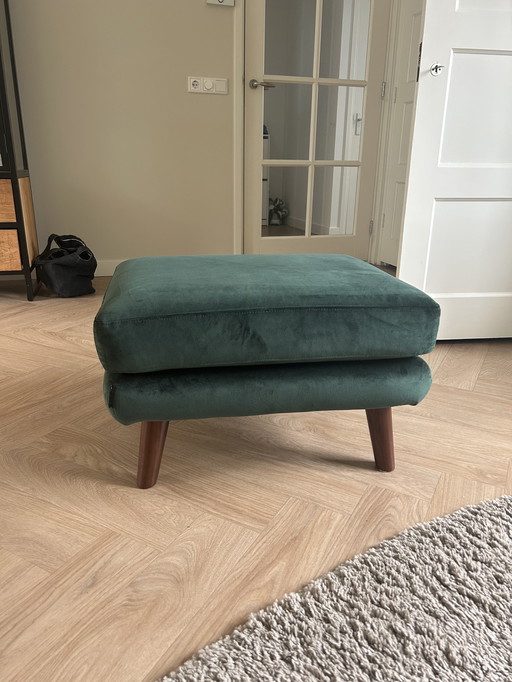 Bench with footstool