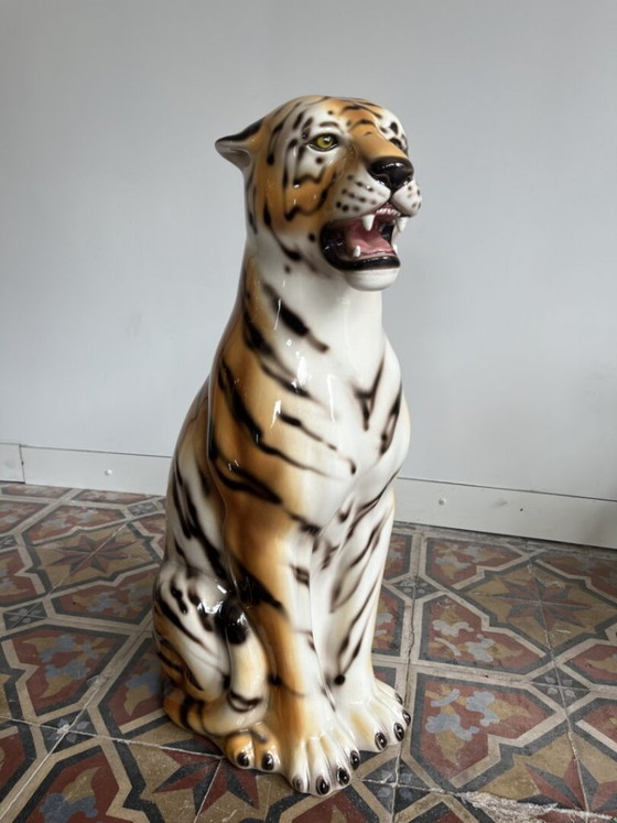 Alfeo, Great Italian Ceramic Tiger – Ceramiche Boxer, Decorative Objects (photo 9 of 13)