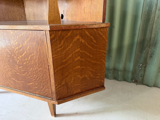 Vintage hoekkast jaren 60 – Opbergkast, Metaal, Hout (photo 6 of 12)
