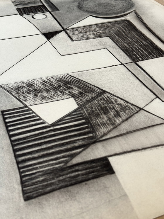 Image 1 of Silvin BRONKART “Seated Man” major work from 1955