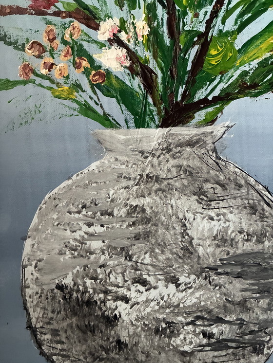 Image 1 of Dipingere fiori di campo in un vaso