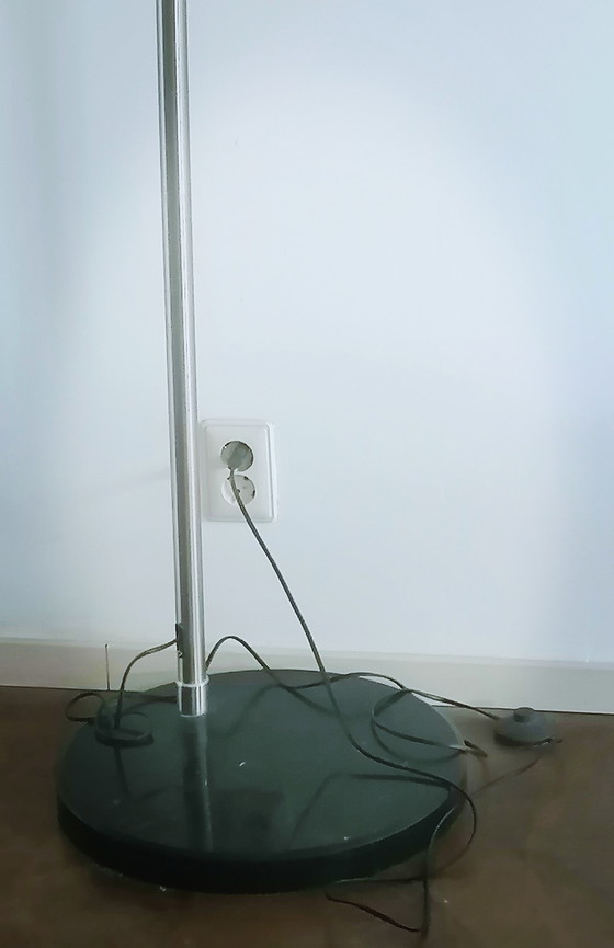 Image 1 of Arc lamp with black marble base