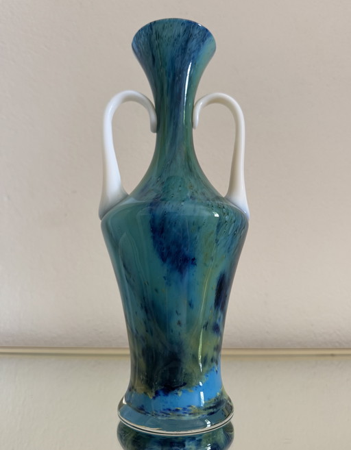 Vase opaline de Florence années 70