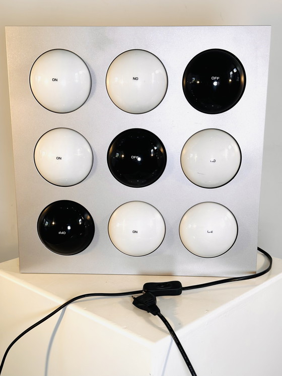 Image 1 of FIFTY FIFTY LAMP BY PAUL TALMAN FOR INTERAKTIVES LICHT, SWITZERLAND