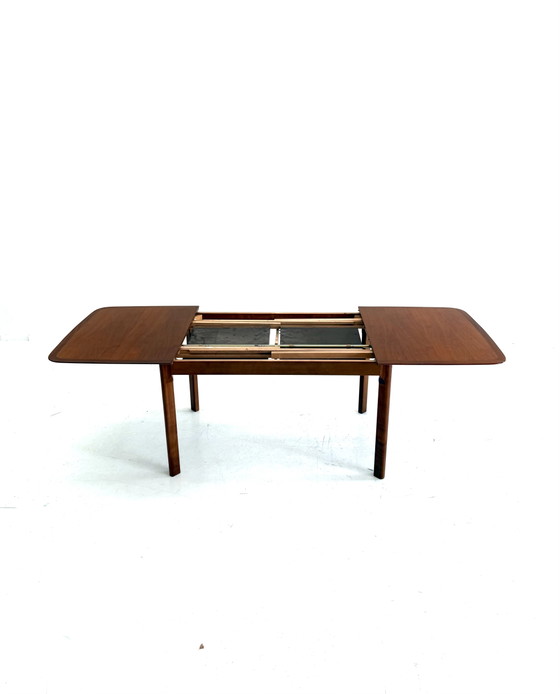 Table de salle à manger extensible XL vintage, Lübke ‘70 – interlübke, Tables de salle à manger, Wood, Metal (photo 6 of 15)