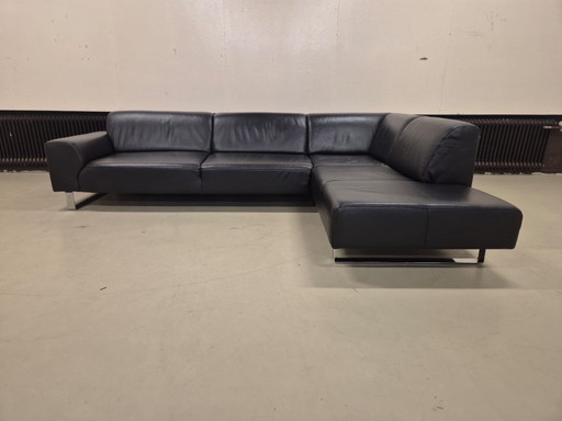 Montel Romero - Hoekbank - Zwart - Leer - Design - Sale