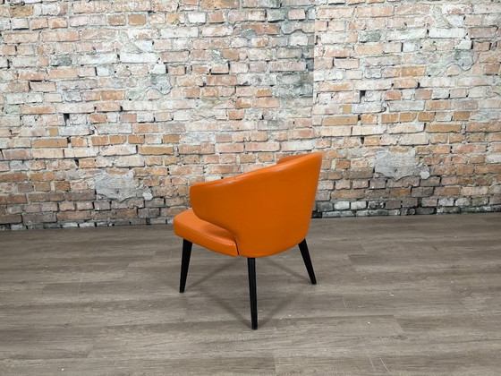 Minotti Aston Sessel – Oranges Leder | Rodolfo Dordoni – Leather, Metal (photo 6 of 11)