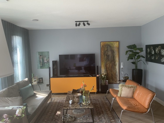 Frigg, Living Divani, Sessel, Leder, Metall, Orange (Foto 5 von 5)