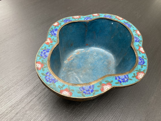 Image 1 of Jardinera de cloisonné