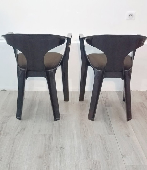 Image 1 of Paire de fauteuils par Henry Massonnet pour Stamp 1974